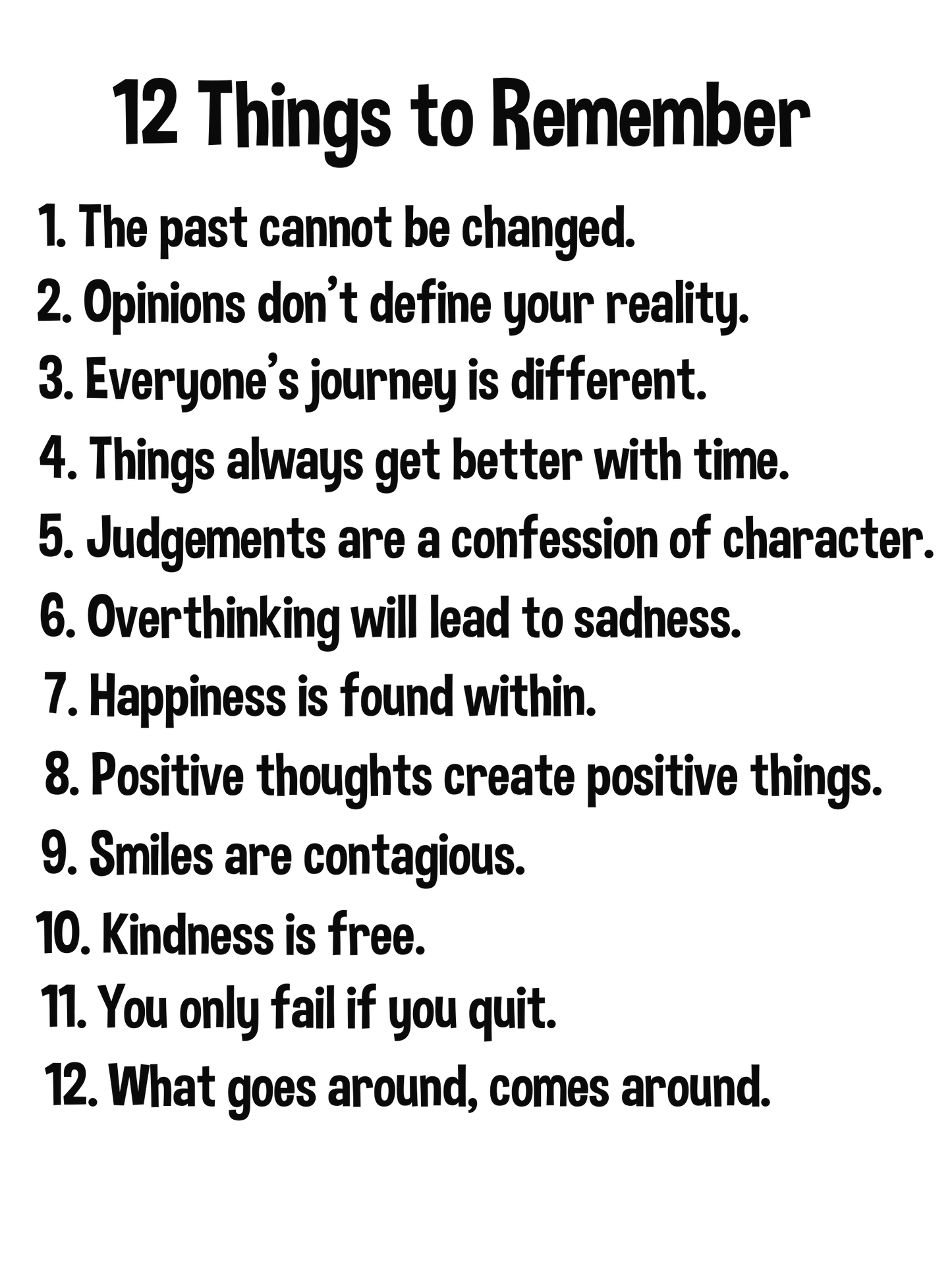 12 Things: Be inspired!