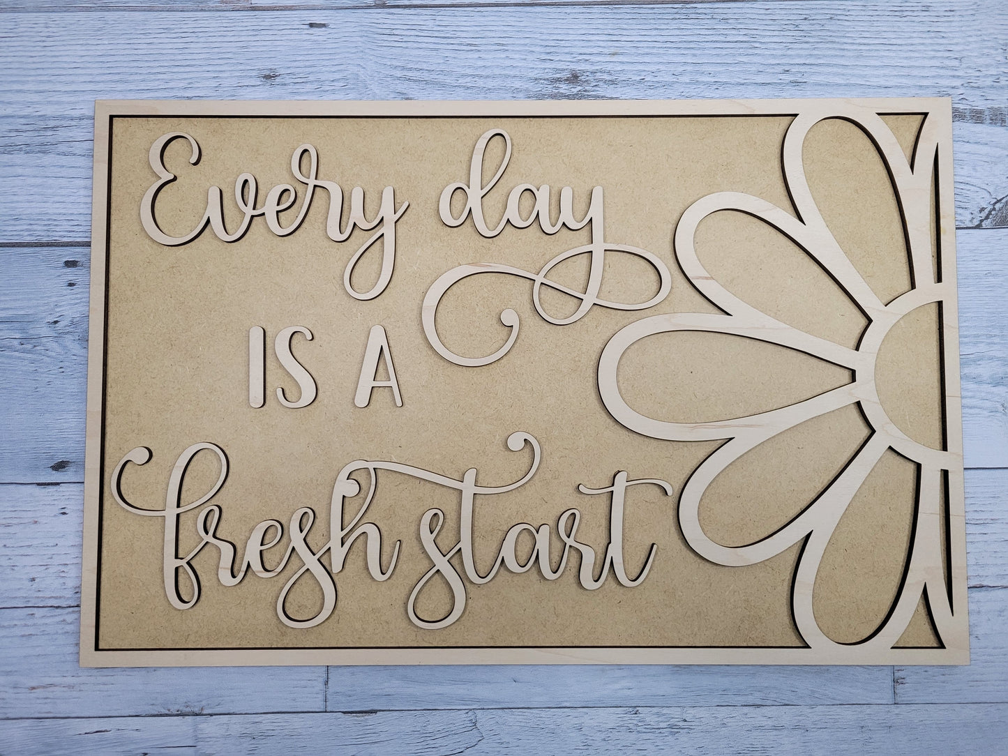 Every Day is a Fresh Start SVG Laser Ready File