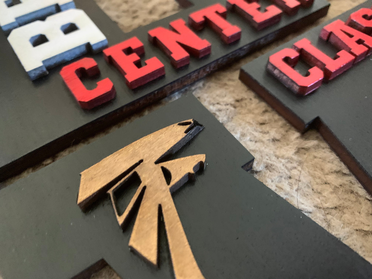 LOVE Football Custom Wood SIgn