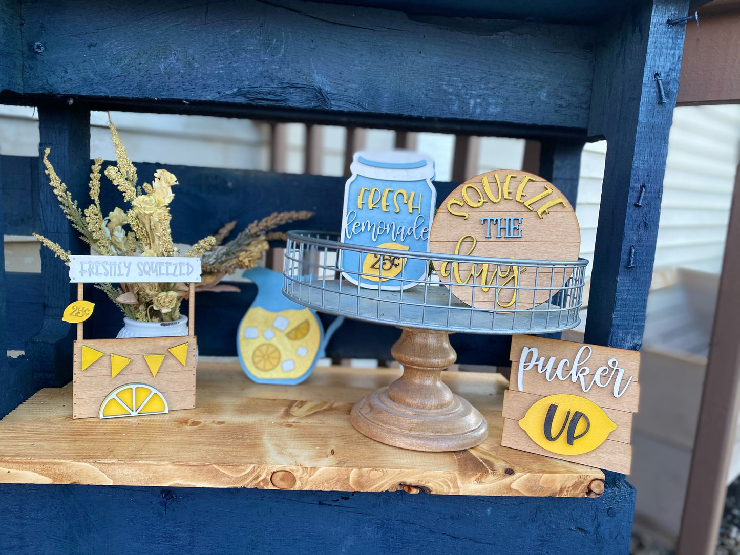 Lemon Tiered Tray Kit