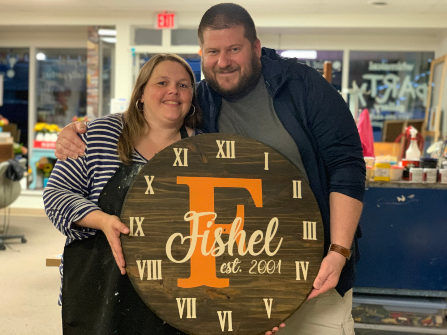 Farmhouse Clock, 18"