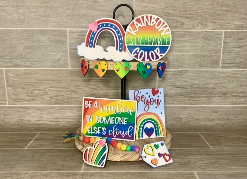 Rainbow Tiered Tray Kit