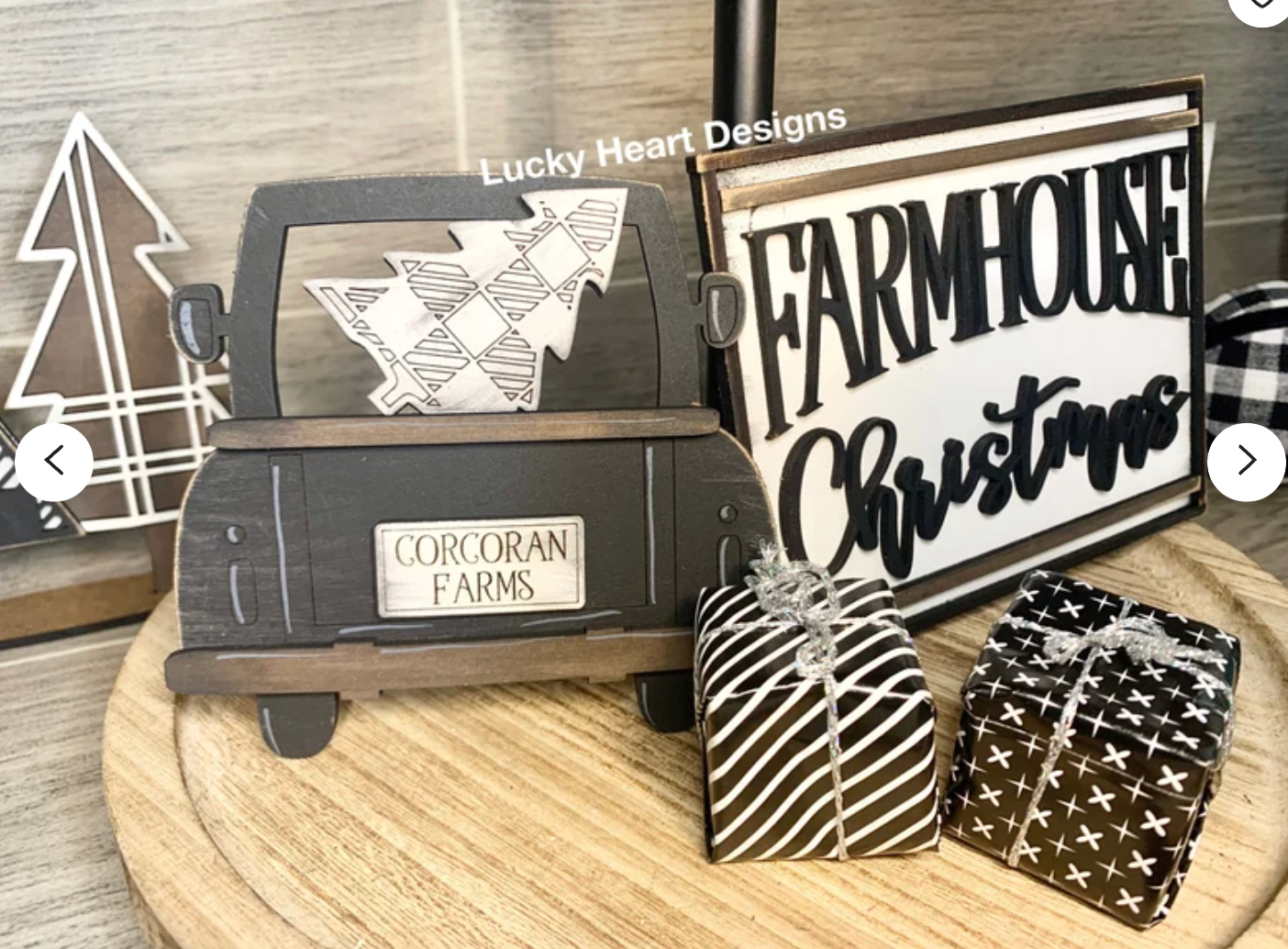 Farmhouse Christmas Tiered Tray Kit