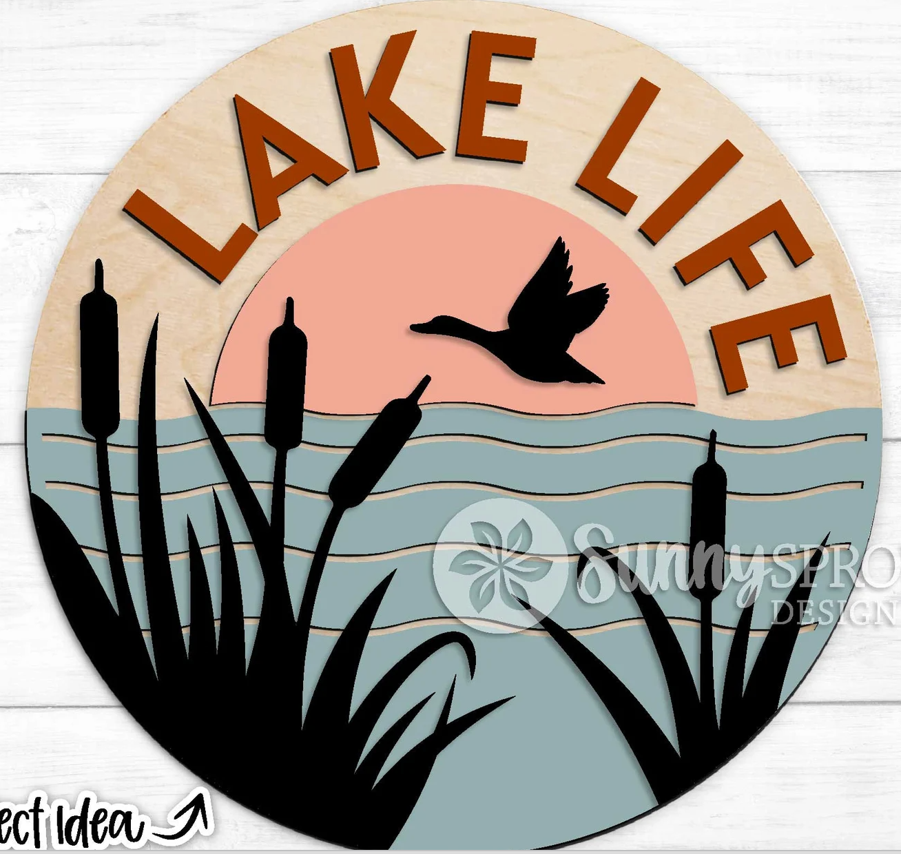 Lake Life Door Hanger