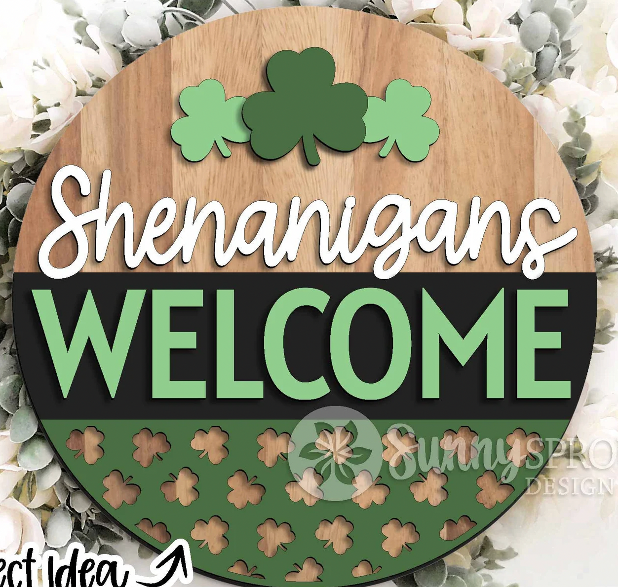 Shenanigans Welcome Door Hanger