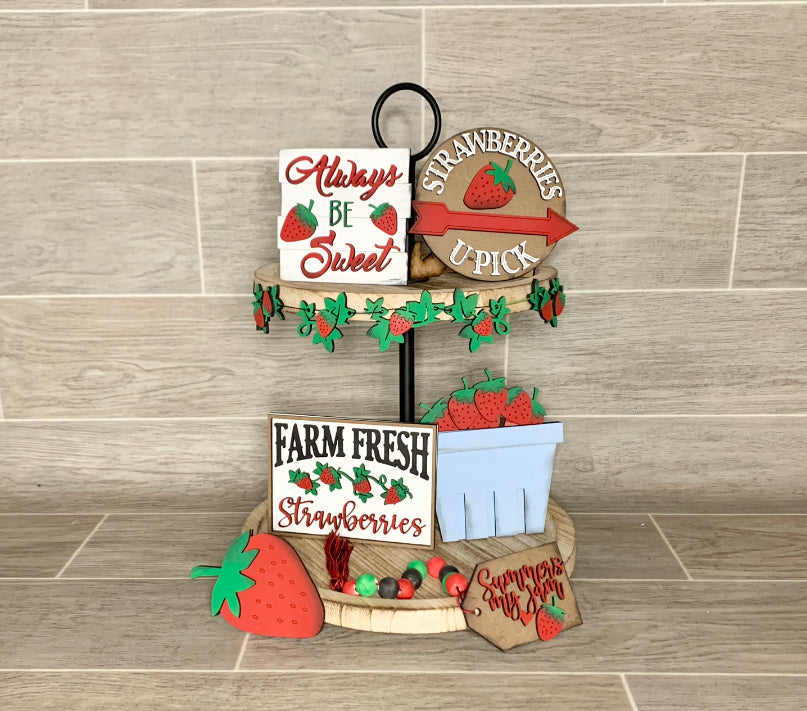 Strawberry Tiered Tray Kit