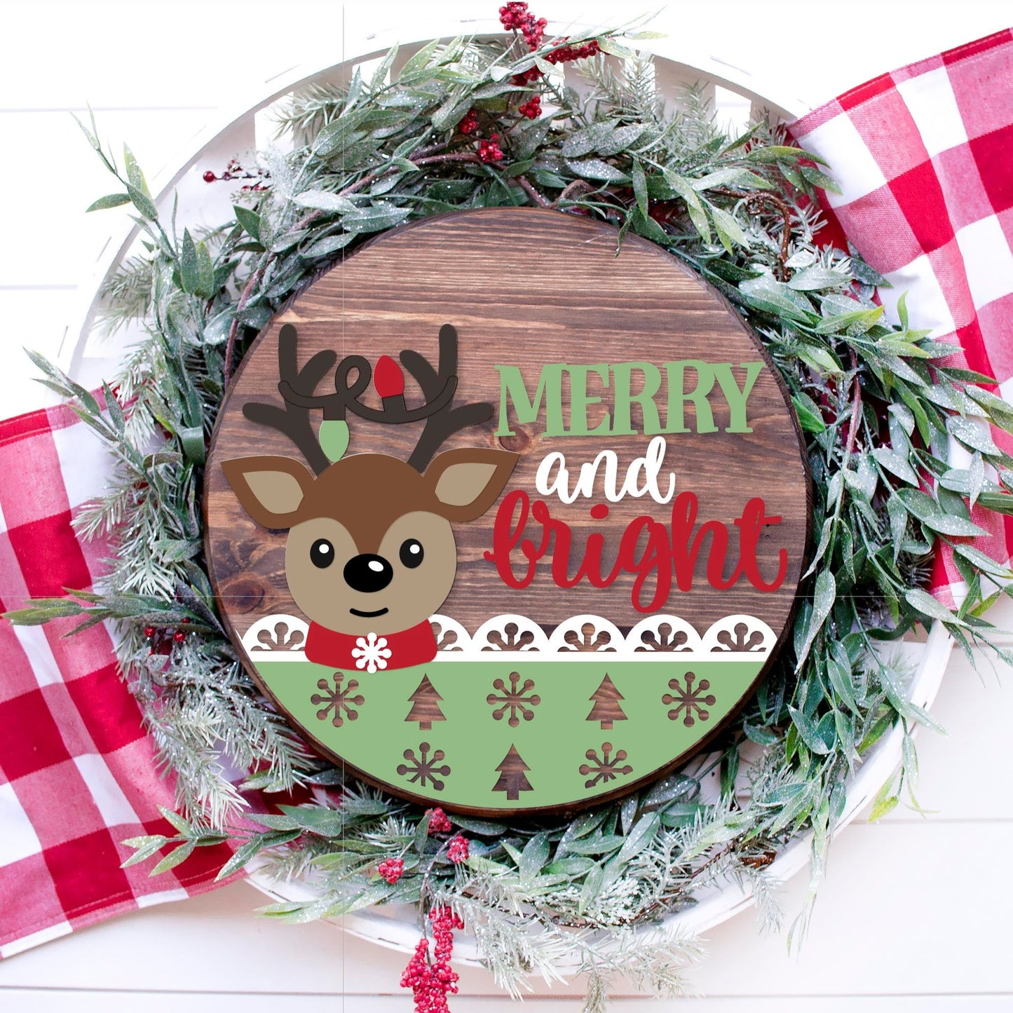 Merry & Bright Reindeer (L & P)