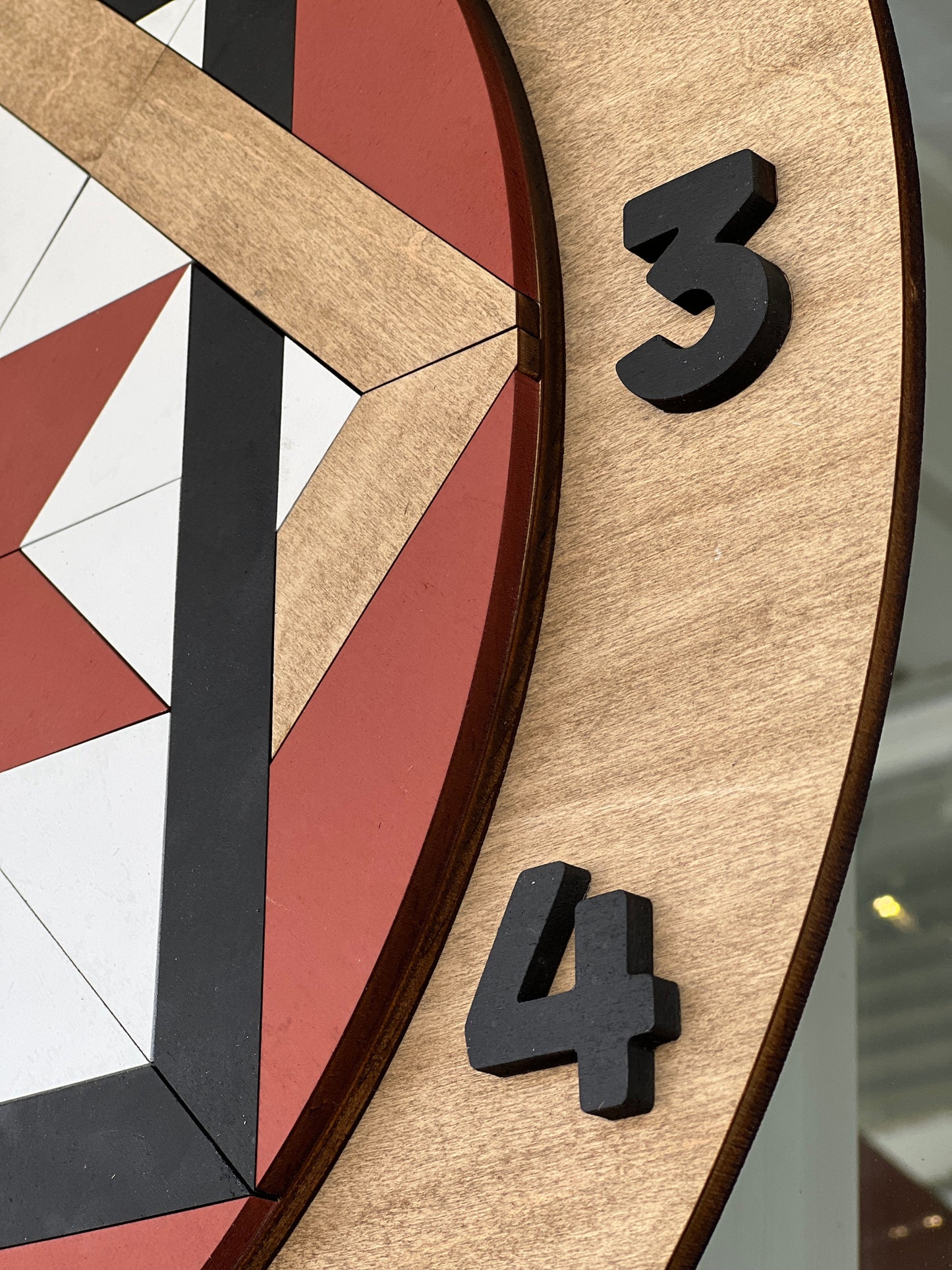 SVG File: Barn Quilt Clock (LARGE BED LASER FILE) Laser Ready