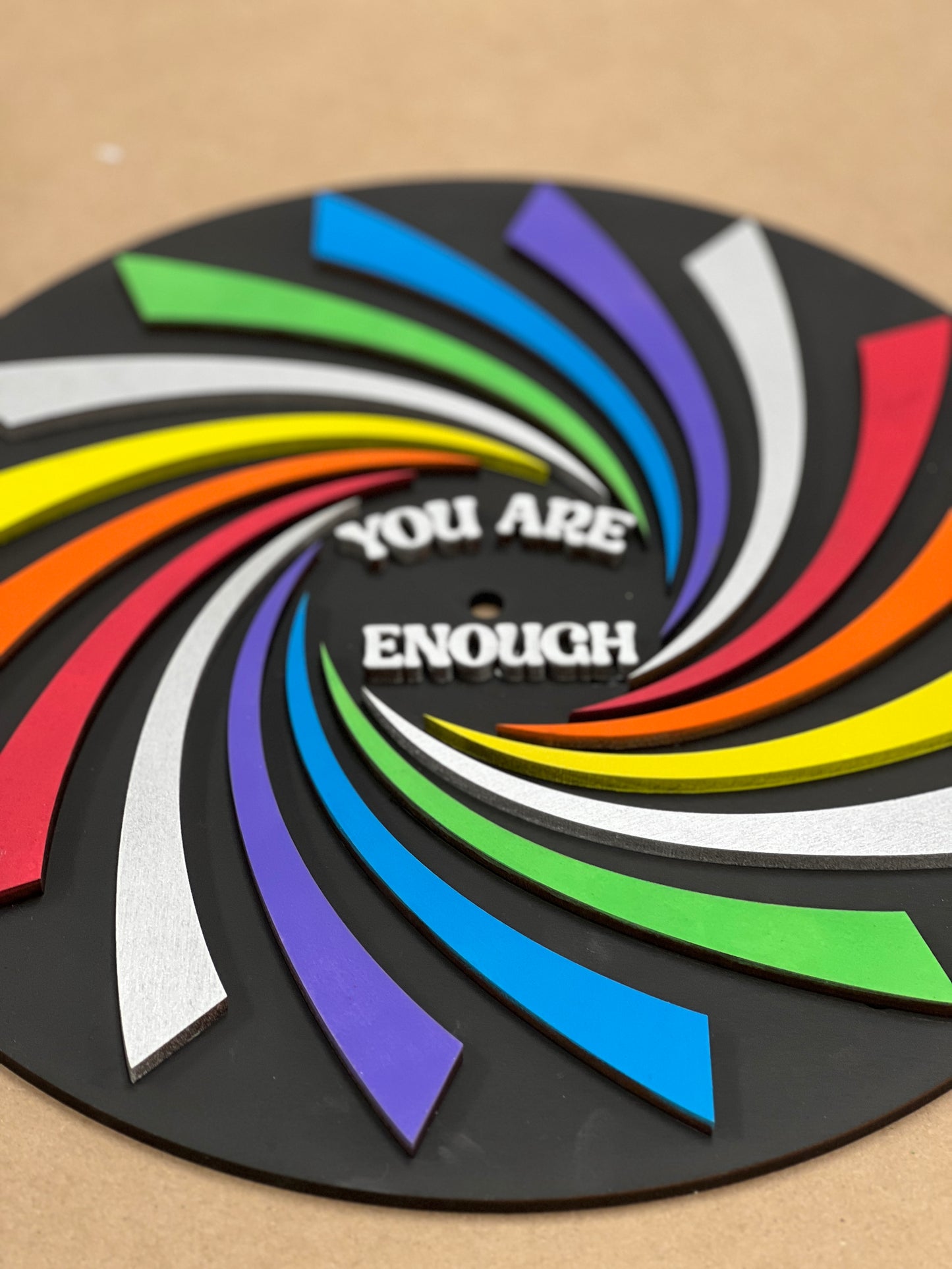 Wood Layered Laser Cut Clocks