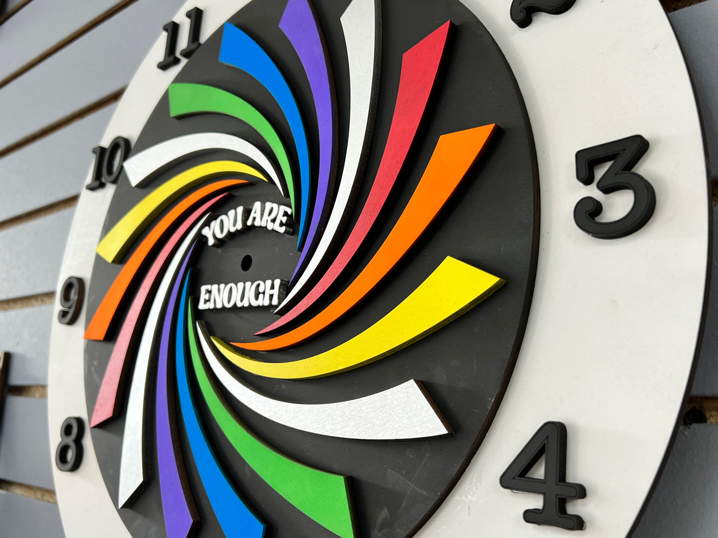 Wood Layered Laser Cut Clocks