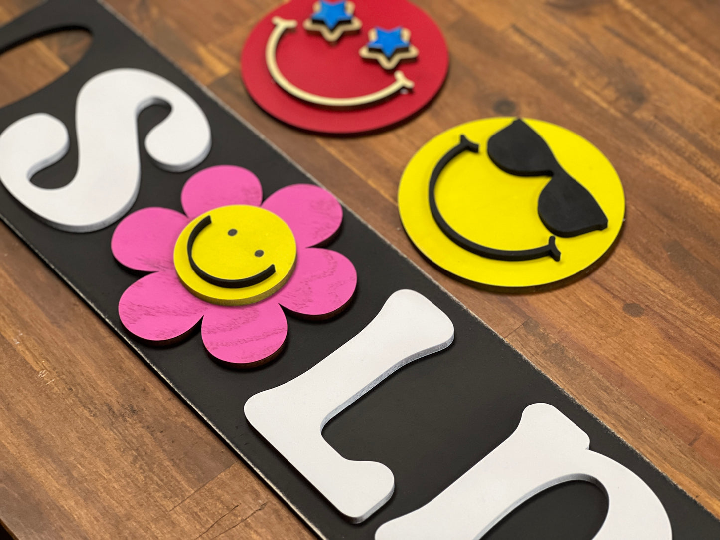 Interchangeable SOLD Sign for Realtor Laser Ready SVG File Two Sizes Big and Small Lasers