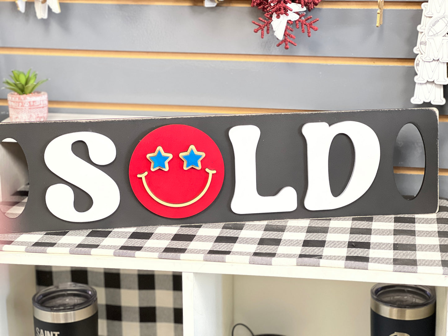 Interchangeable SOLD Sign for Realtor Laser Ready SVG File Two Sizes Big and Small Lasers