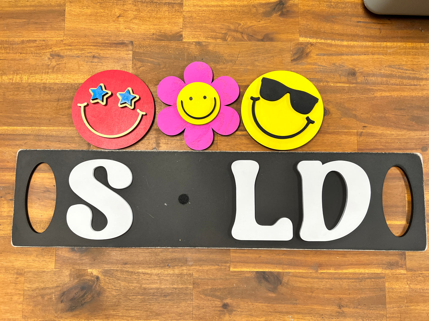 Interchangeable SOLD Sign for Realtor Laser Ready SVG File Two Sizes Big and Small Lasers