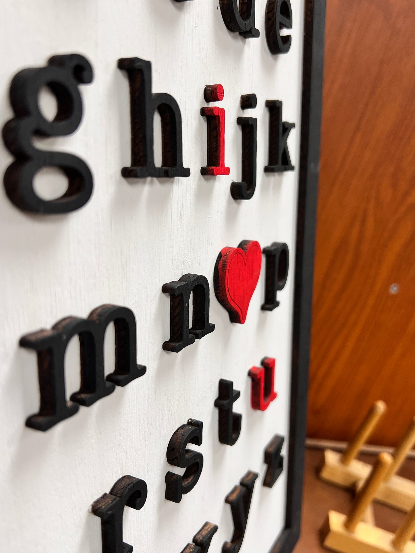 I Love You Alphabet ABC Laser Ready SVG File Love Nursery Valentines Day