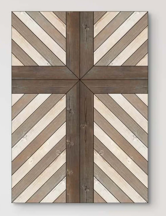 Rustic Cross Barn Quilt Style