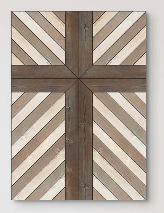 Rustic Cross Barn Quilt Style