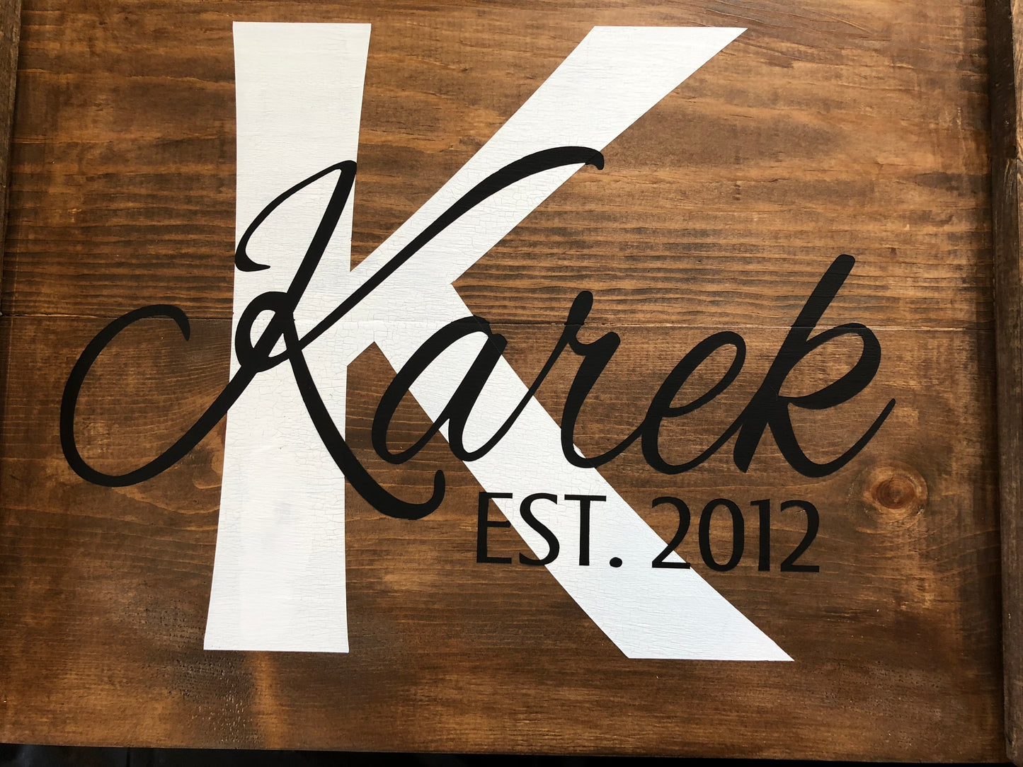 Family Name Signs: Last Name Initial