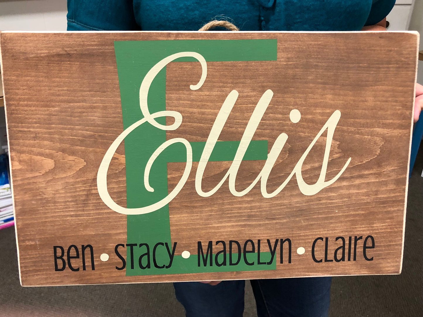 Family Name Signs: Last Name Initial