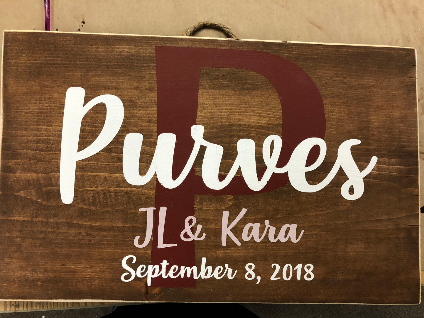 Family Name Signs: Last Name Initial