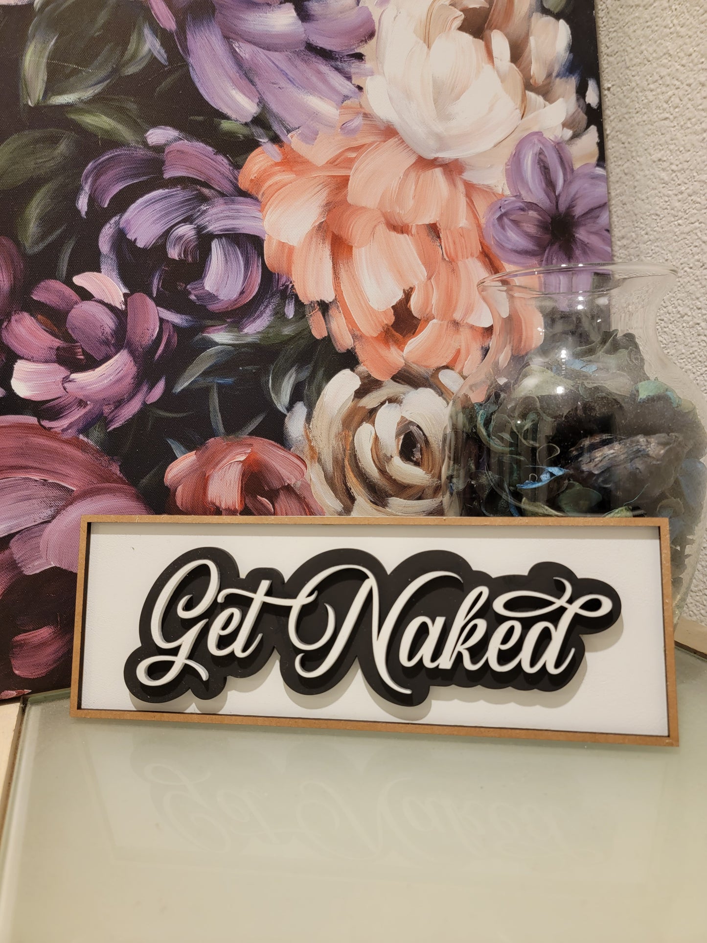 Set of 4 Rectangle Layered Bathroom Signs SVG FILE Laser ready GLOWFORGE