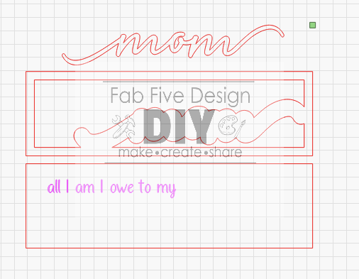 Women in Our Lives Layered Sign Bundle A: SVG Files Laser Cut Glowforge Ready