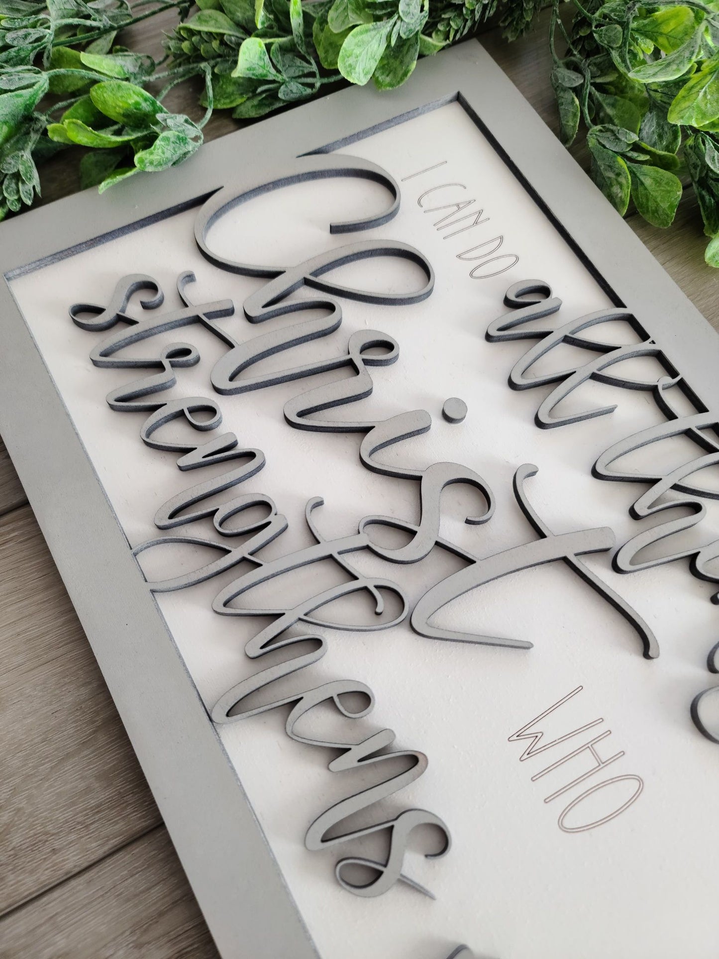 Layered Quote: Philippians 4 13 All things through Christ