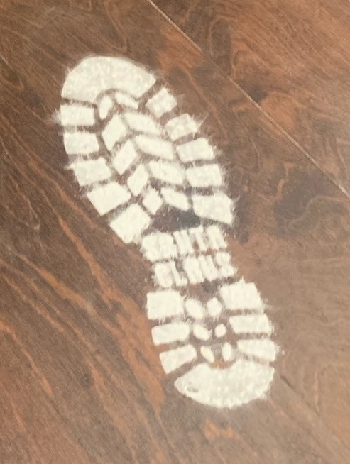 Santa Boot Stencil Laser Ready SVG File Holiday Spirit Magic of Christmas