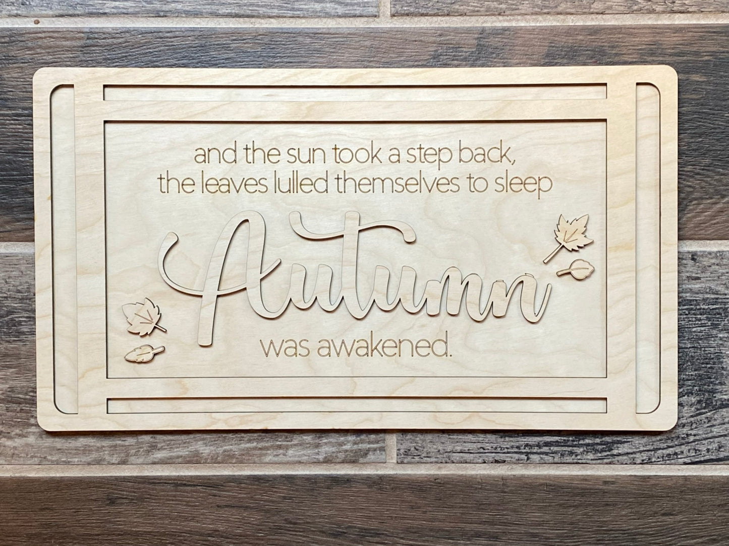 Wholesale Layered Signs, Laser Cut Wood