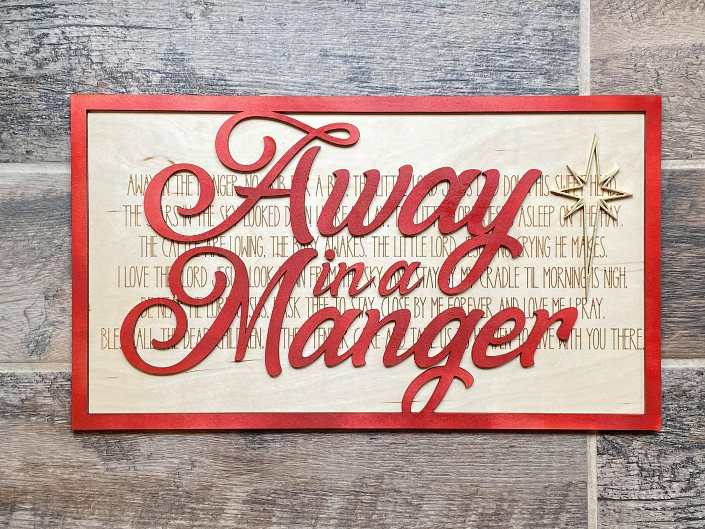 Set of 6 Christmas Carol Signs Glowforge Laser Ready Files SVG