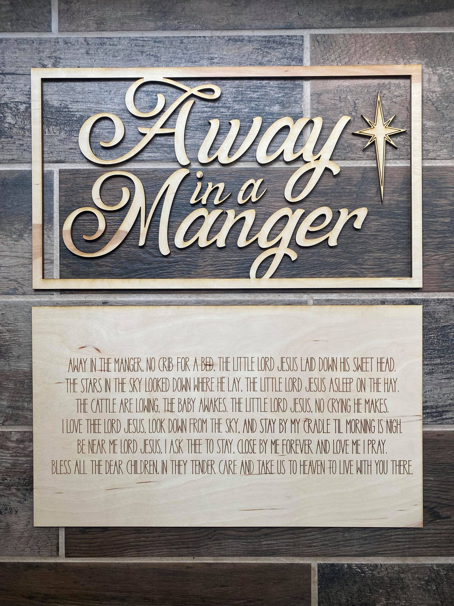 Wholesale Layered Signs, Laser Cut Wood