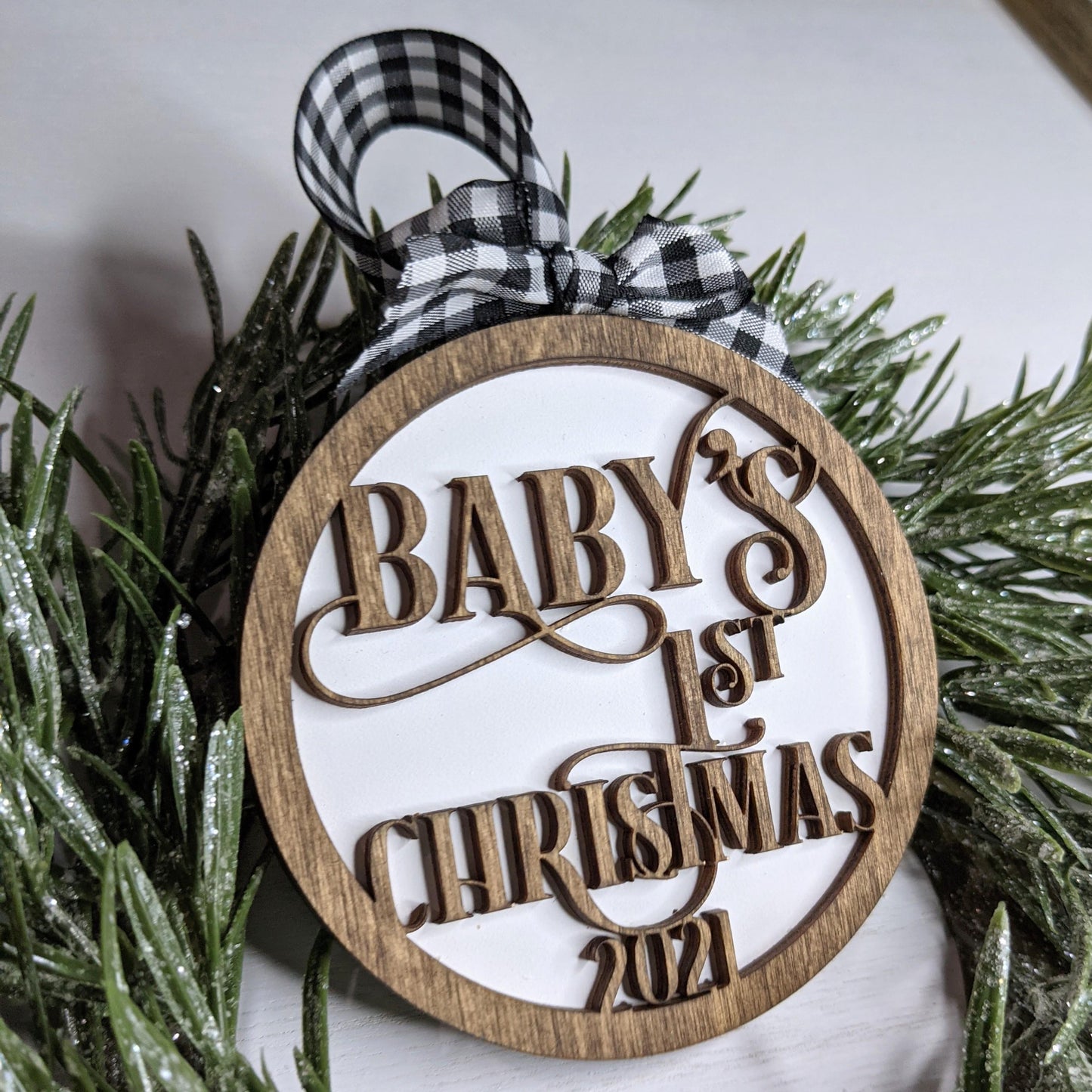 Year of Firsts Ornament SVG Set Glowforge Laser Ready