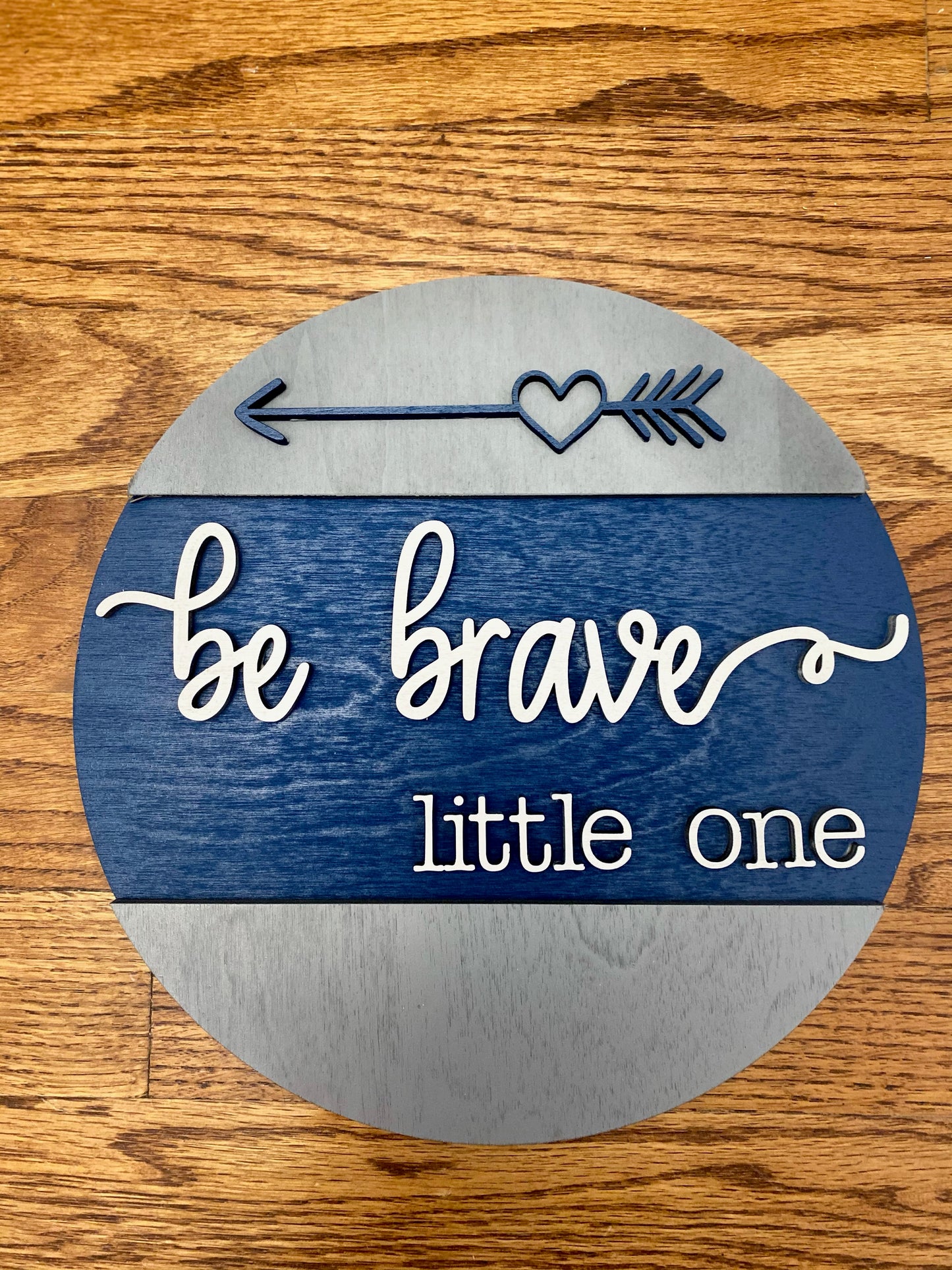 Set of 2 Rounds: Run WIld and Be Brave SVG File Laser Glowforge Ready