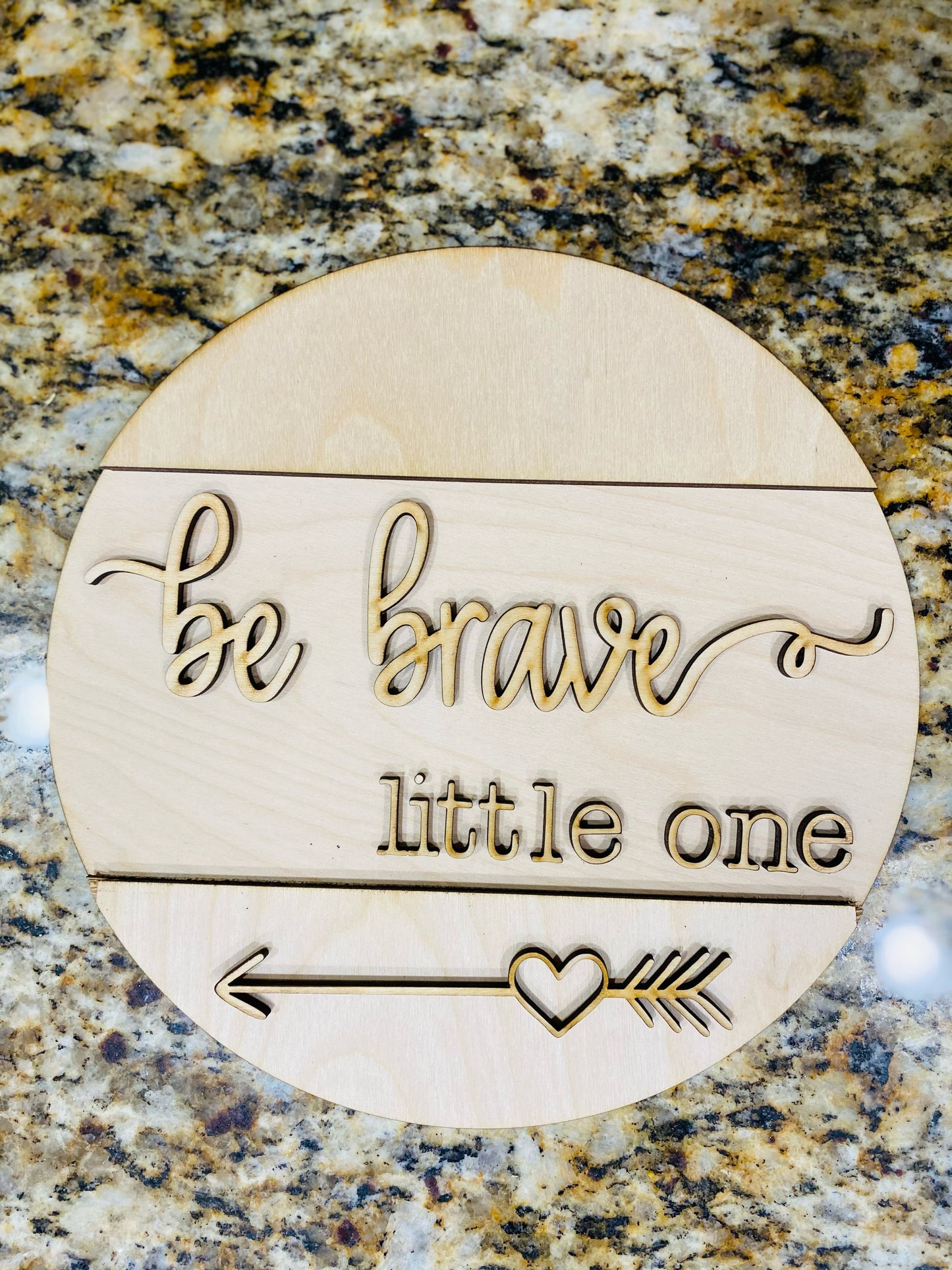 Run Wild and Be Brave Set of Round Wall Decor