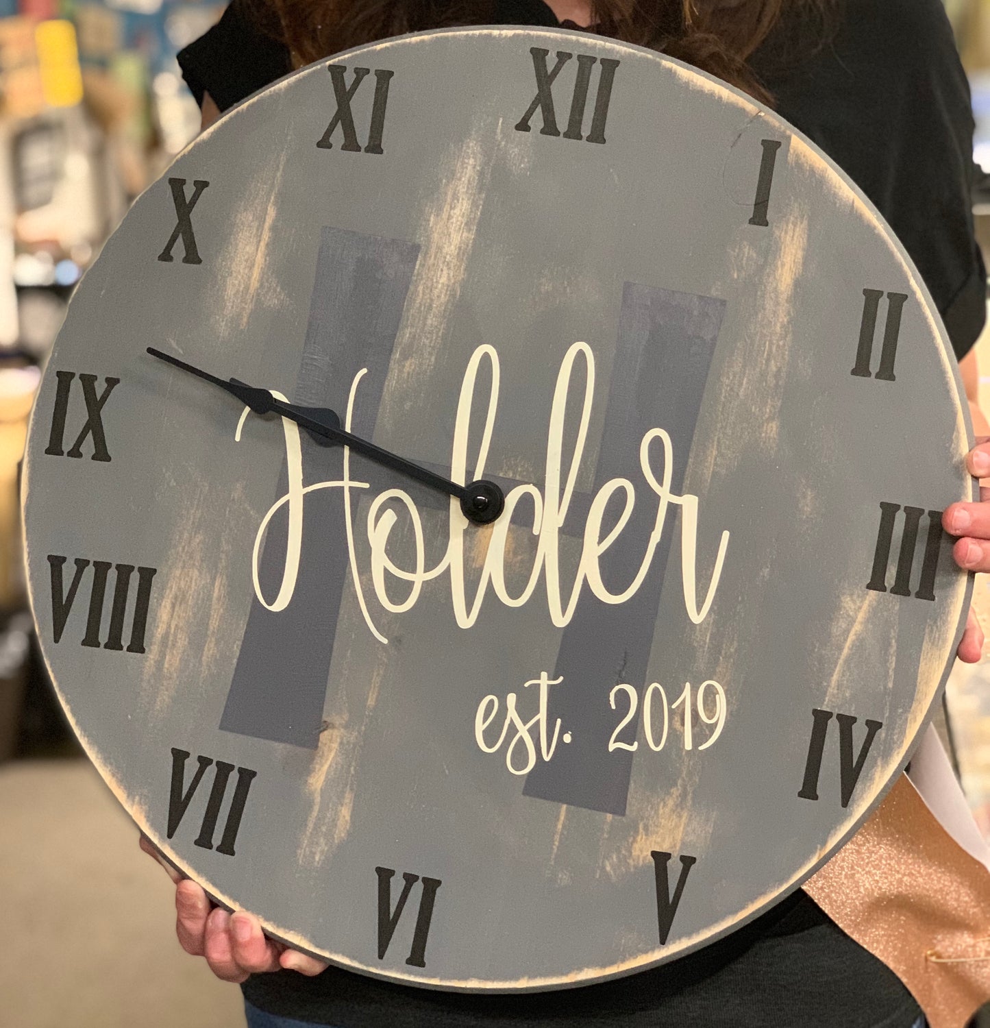 Farmhouse Clock, 24"