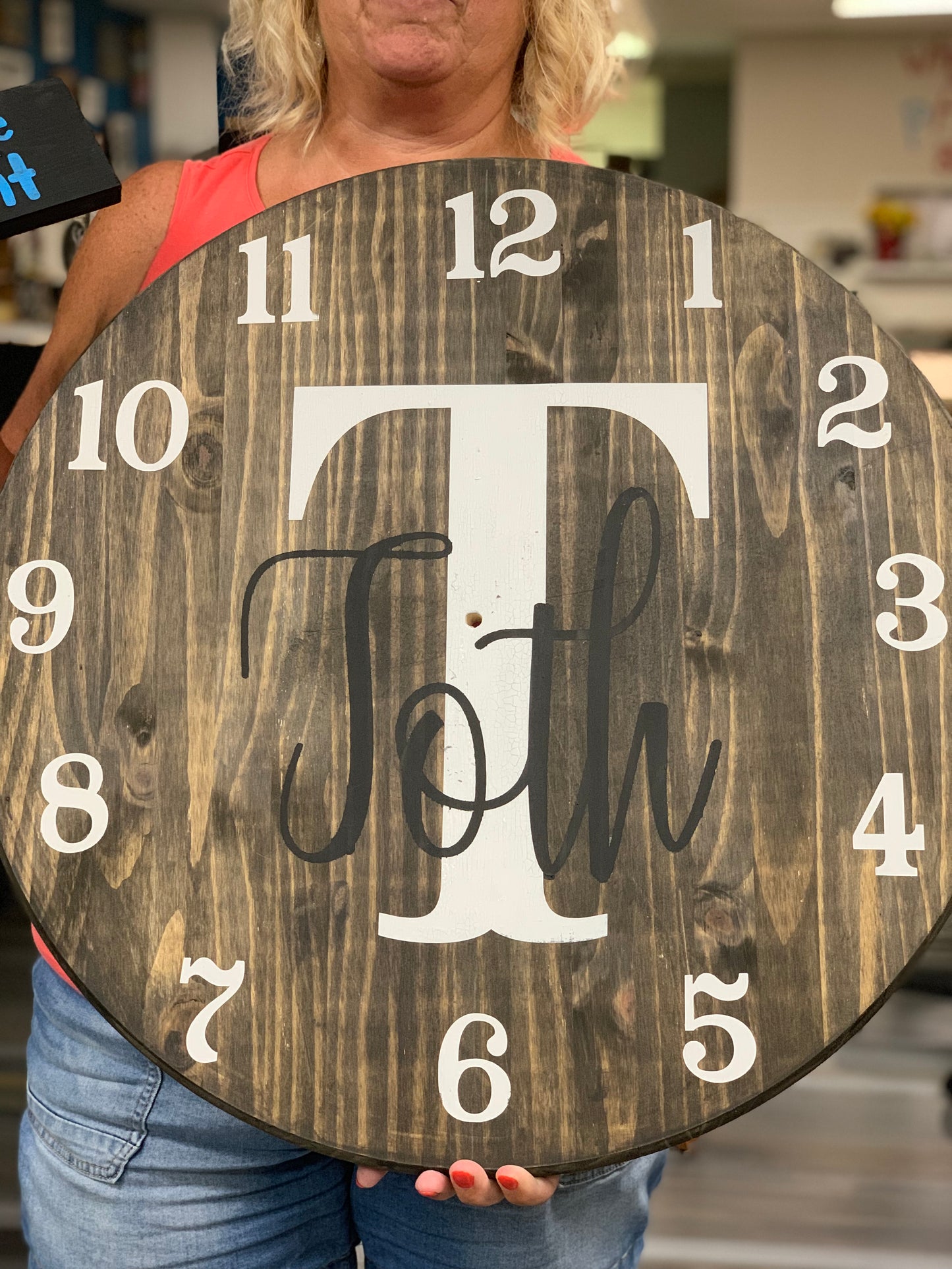 Farmhouse Clock, 24"