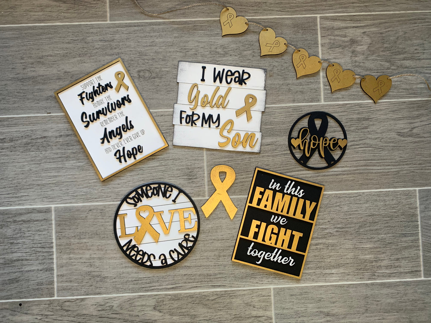 Cancer Awareness Tiered Tray Kit