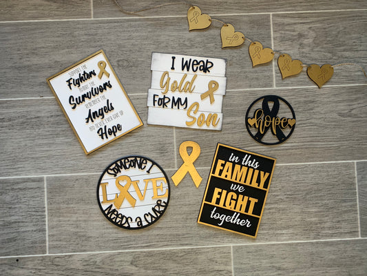 Cancer Awareness Tiered Tray Kit