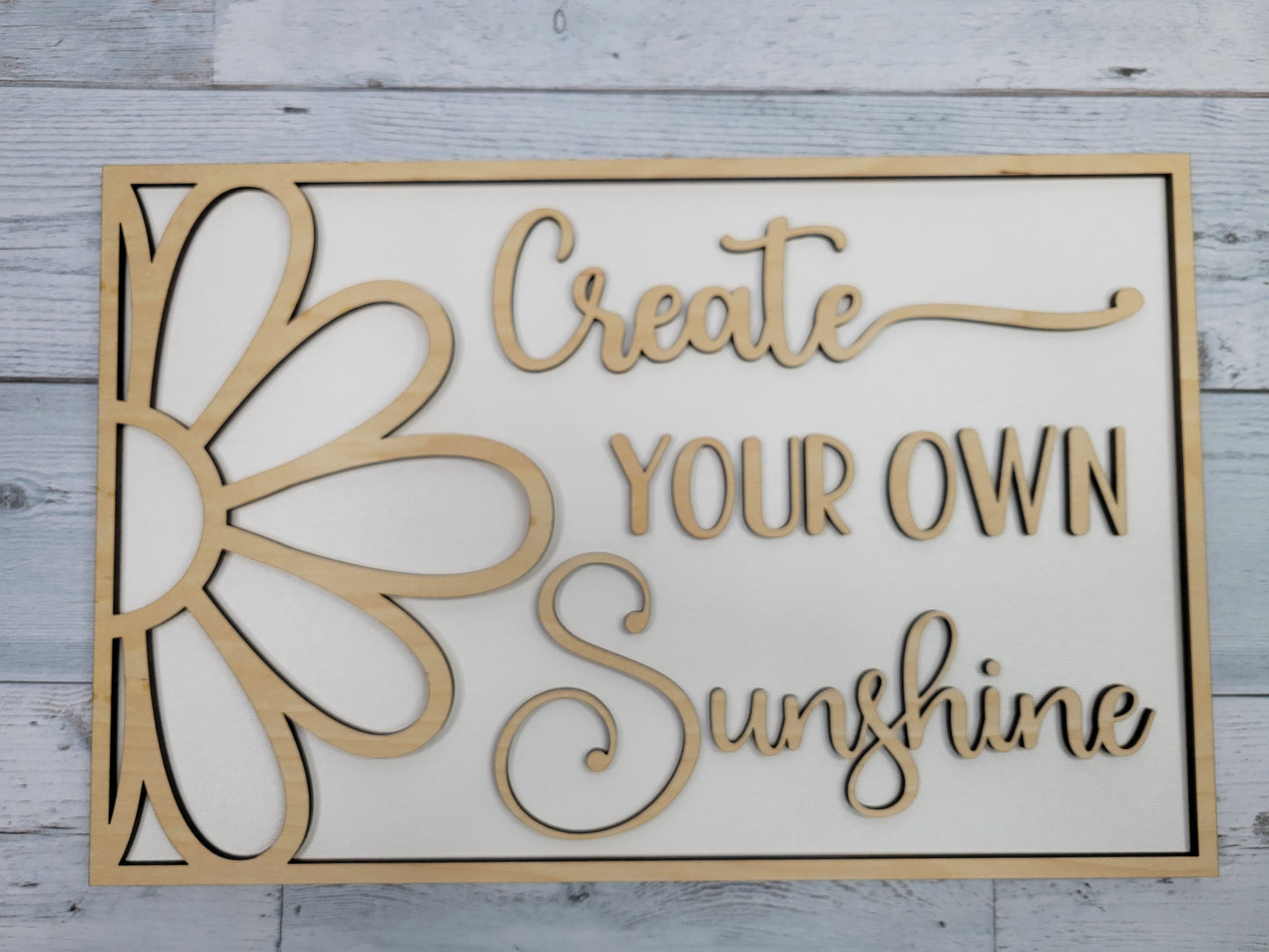 Wholesale Layered Signs, Laser Cut Wood