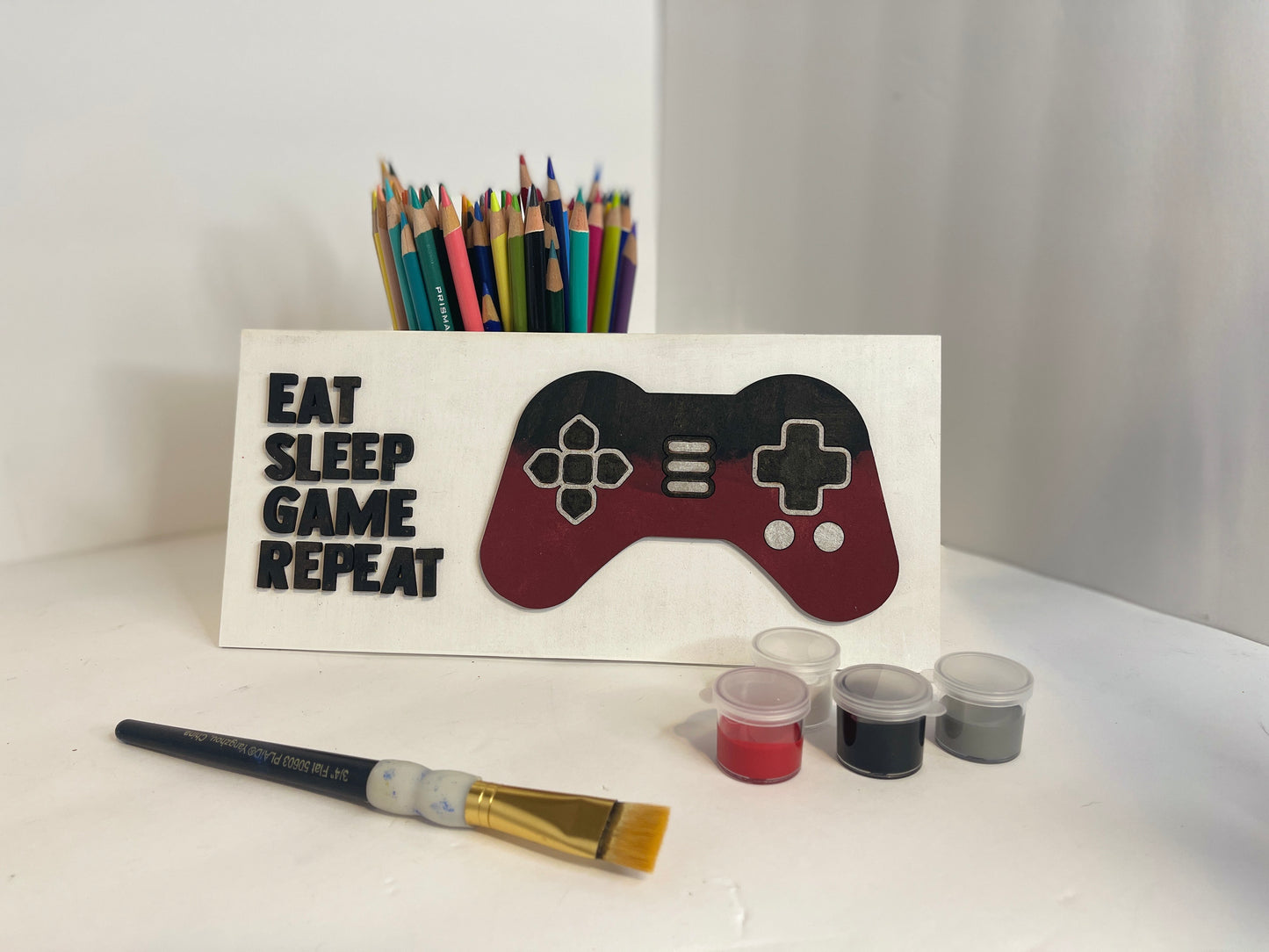 Set of 2 Video Gamer SVG DIY Kit Laser Ready File GLOWFORGE