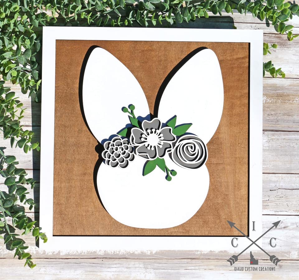 Floral Bunny DIY Kit