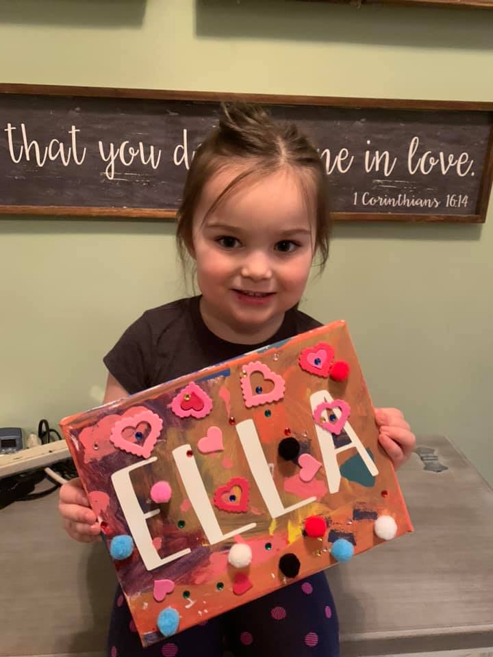 DIY Canvas Custom Name Project Kit