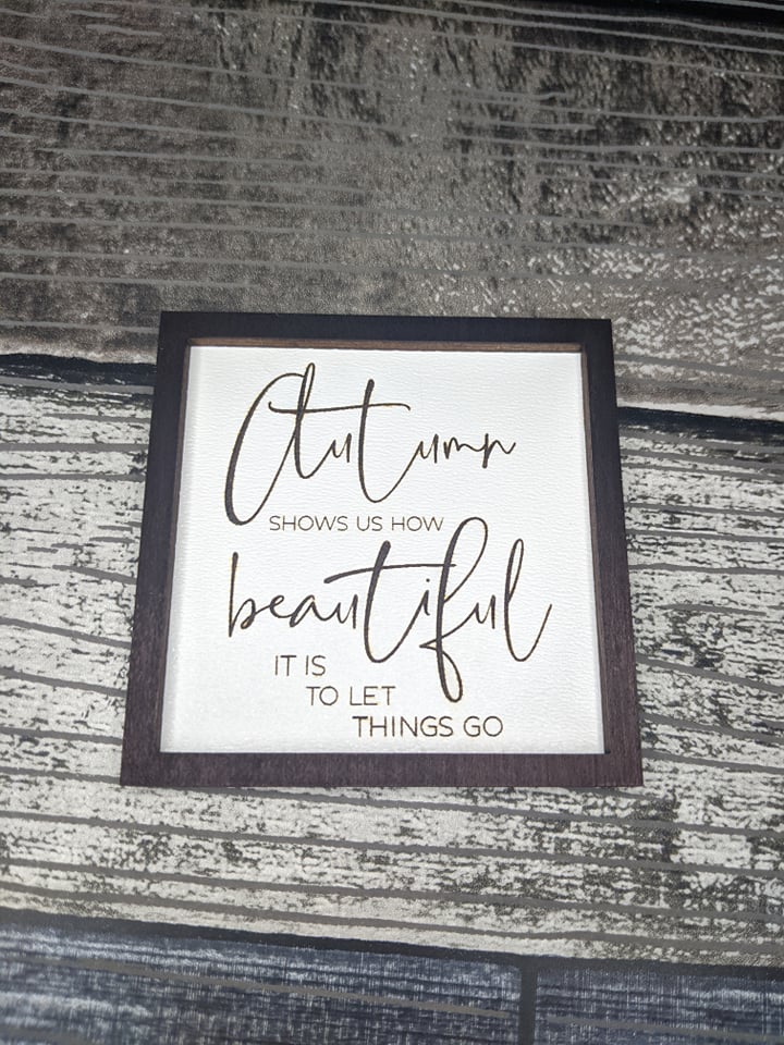 Set of 6 Fall Farmhouse Miniatures SVG Files Glowforge Laser Ready