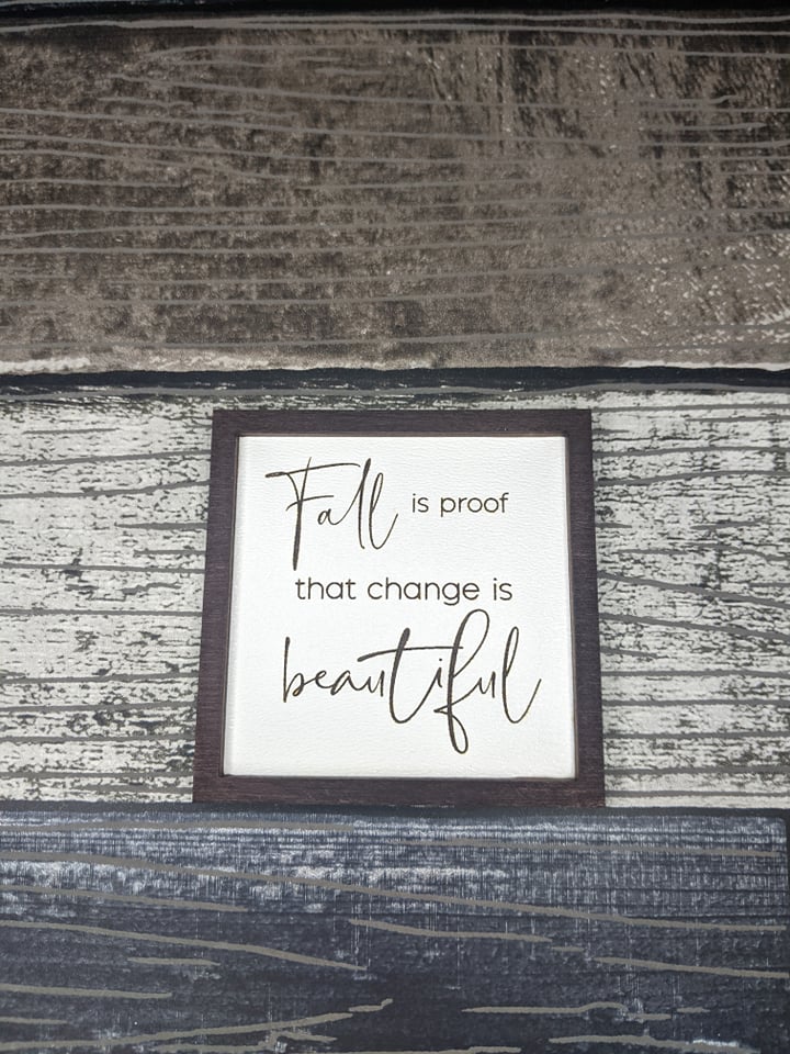 Set of 6 Fall Farmhouse Miniatures SVG Files Glowforge Laser Ready