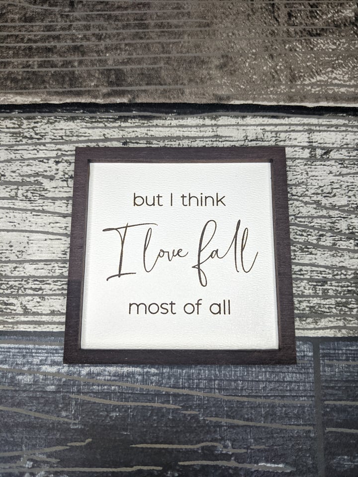 Set of 6 Fall Farmhouse Miniatures SVG Files Glowforge Laser Ready