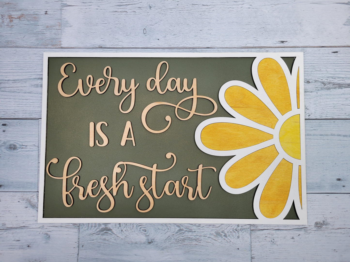 Every Day is a Fresh Start SVG Laser Ready File