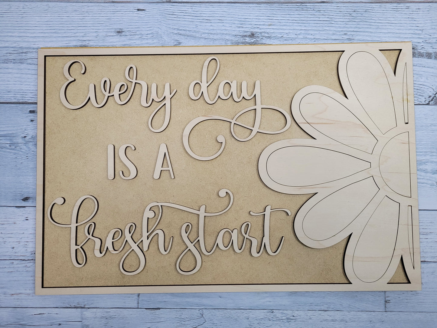 Every Day is a Fresh Start SVG Laser Ready File