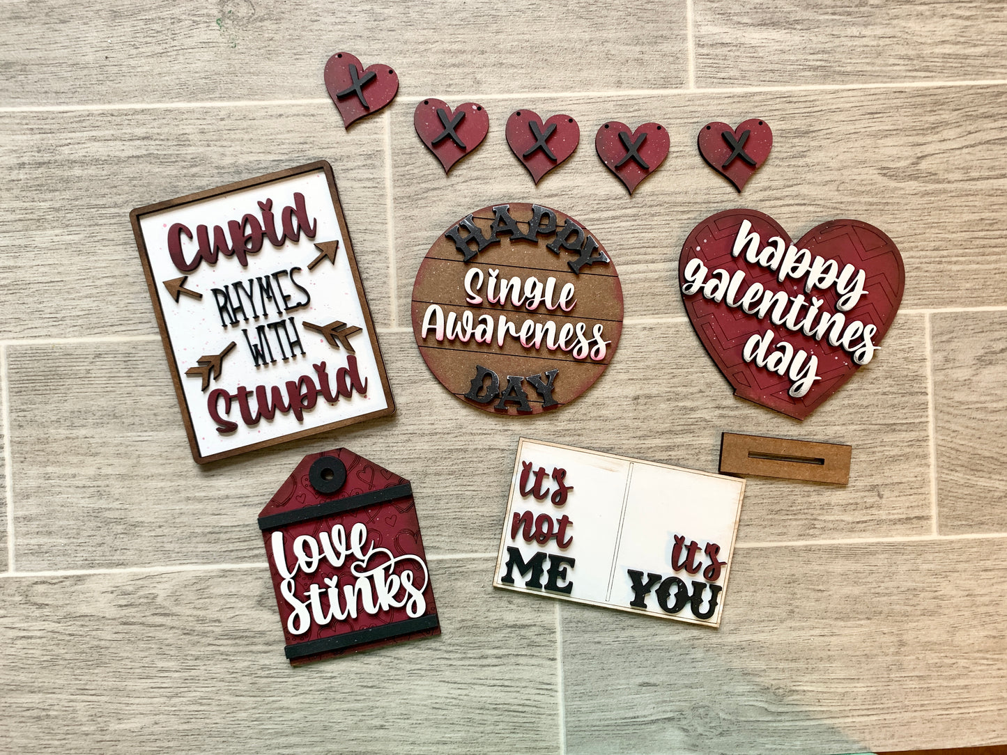 Galentines Anti-Valentine Tiered Tray Kit