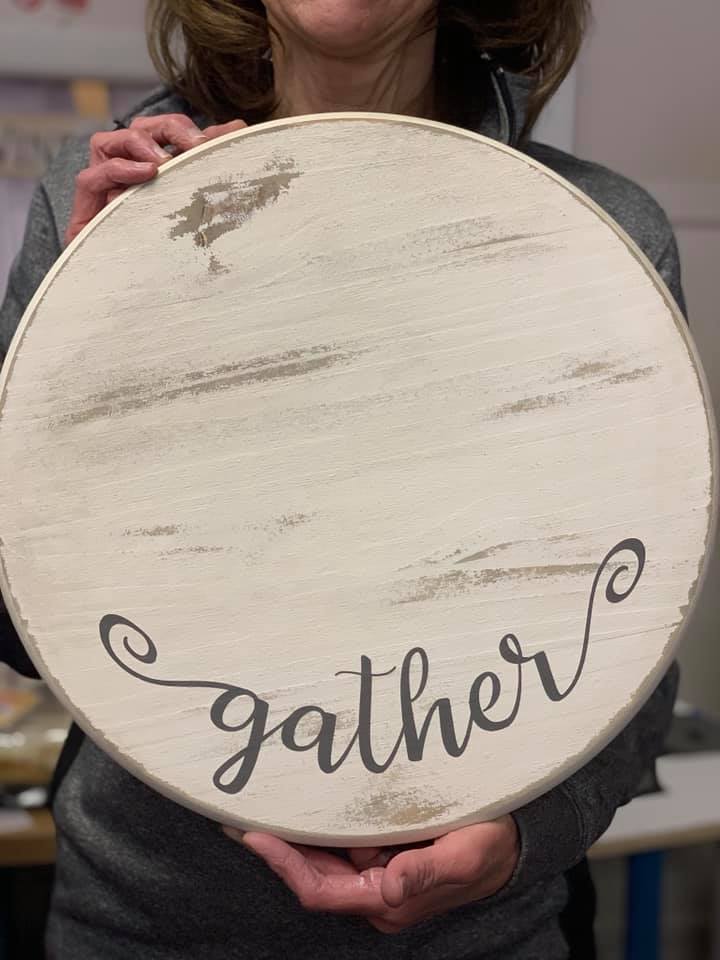 Lazy Susan Wood Rounds