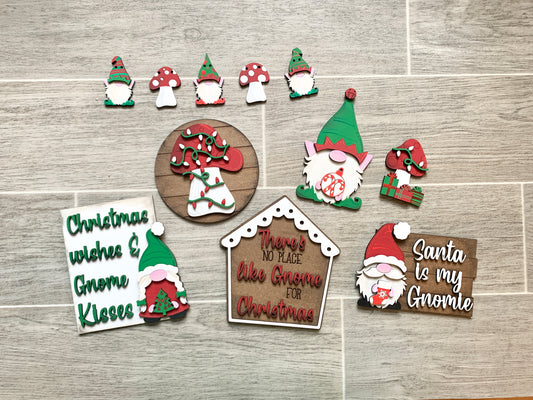 Gnome Christmas Tiered Tray Kit