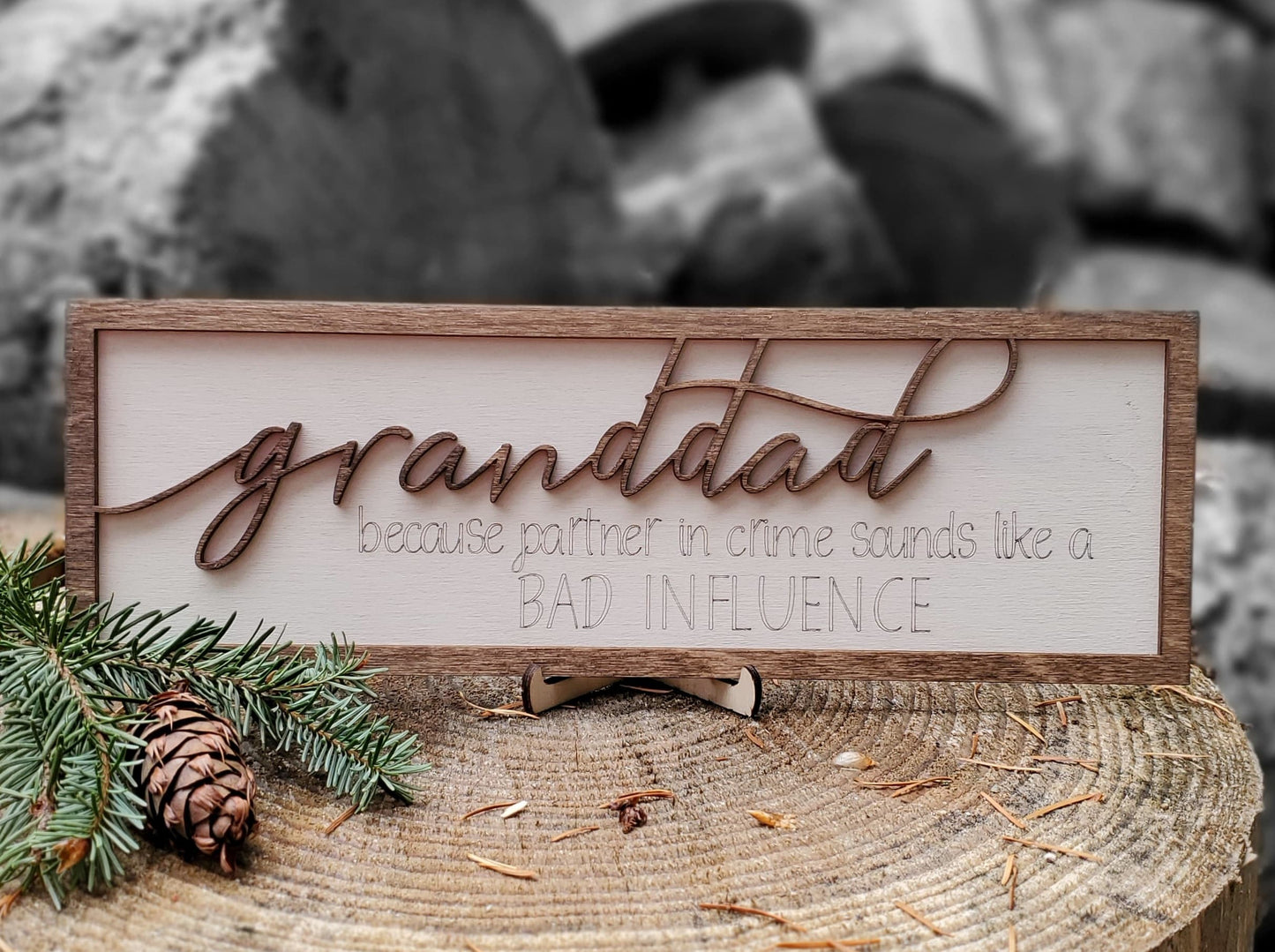 Celebrating Grandfathers SVG Laser ready files BUNDLE Glowforge Father's Day